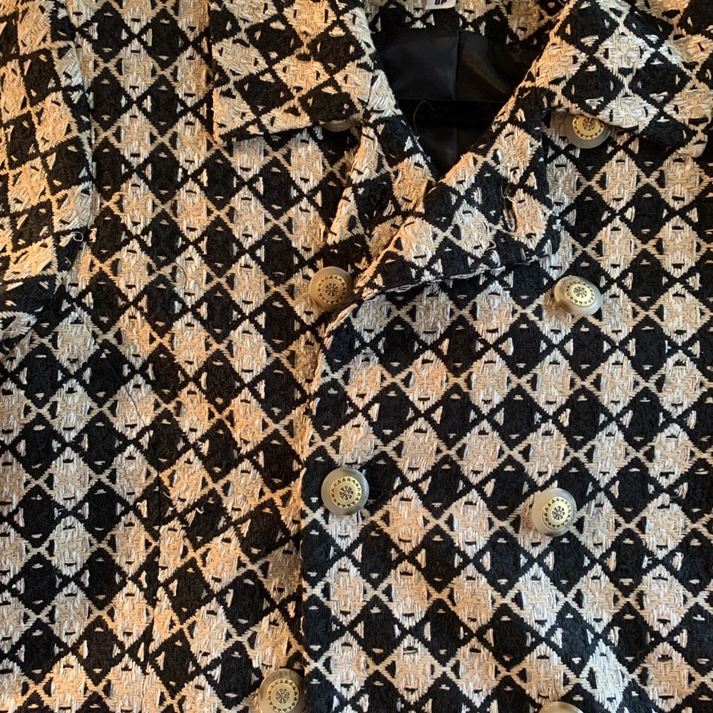 Cropped Vintage Blazer Jacket  8P USA Made - Picture 4 of 7